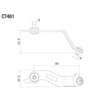 Montagesatz für Rizoma-Ausgleichsbehälter Ducati Panigale V4