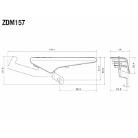 Rizoma Kettenschutz Schwarz